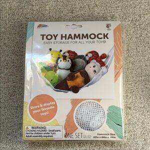 Toy Hammock for Kids - White